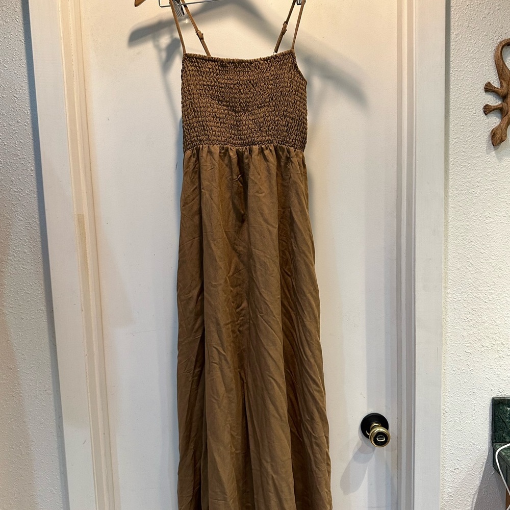Z supply dress brown, size medium.NWT.  Bought for a wedding and never worn.